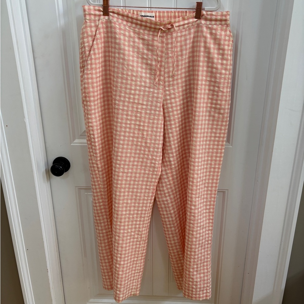 Peach and Off-White Sønderhaus Perfect Pants